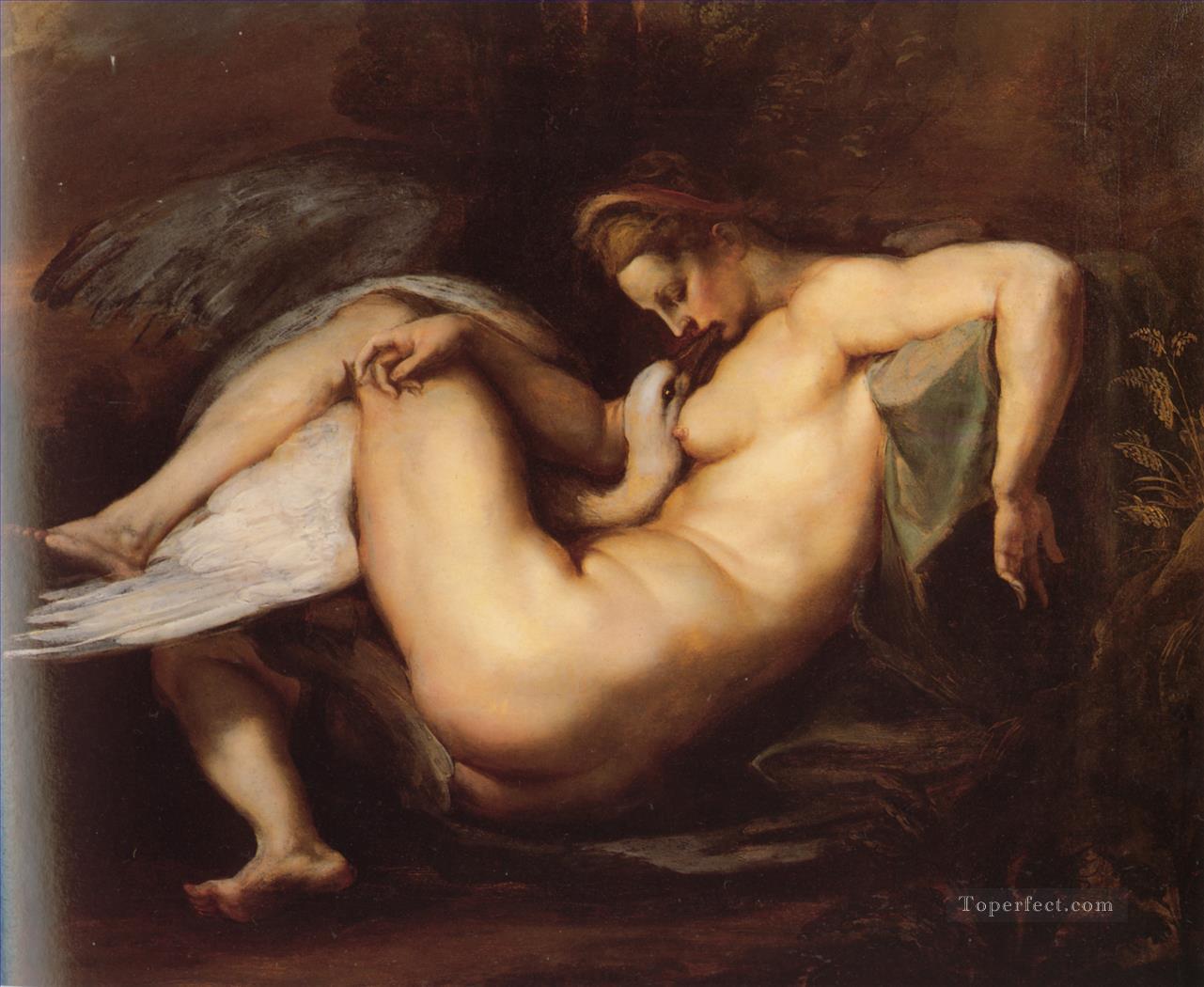Leda et le baroque des cygnes Peter Paul Rubens Peintures à l'huile